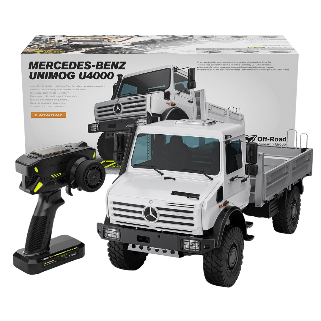 Meet the Rlaarlo 1/7 Mercedes-Benz Unimog U4000 RC Crawler