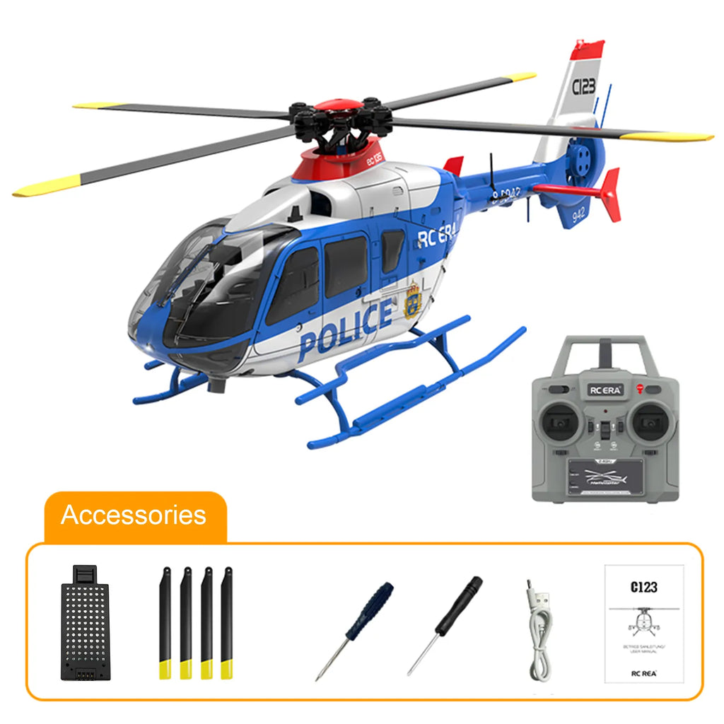 RC ERA C123 EC135 Gyro Stabilised RC Helicopter RTF