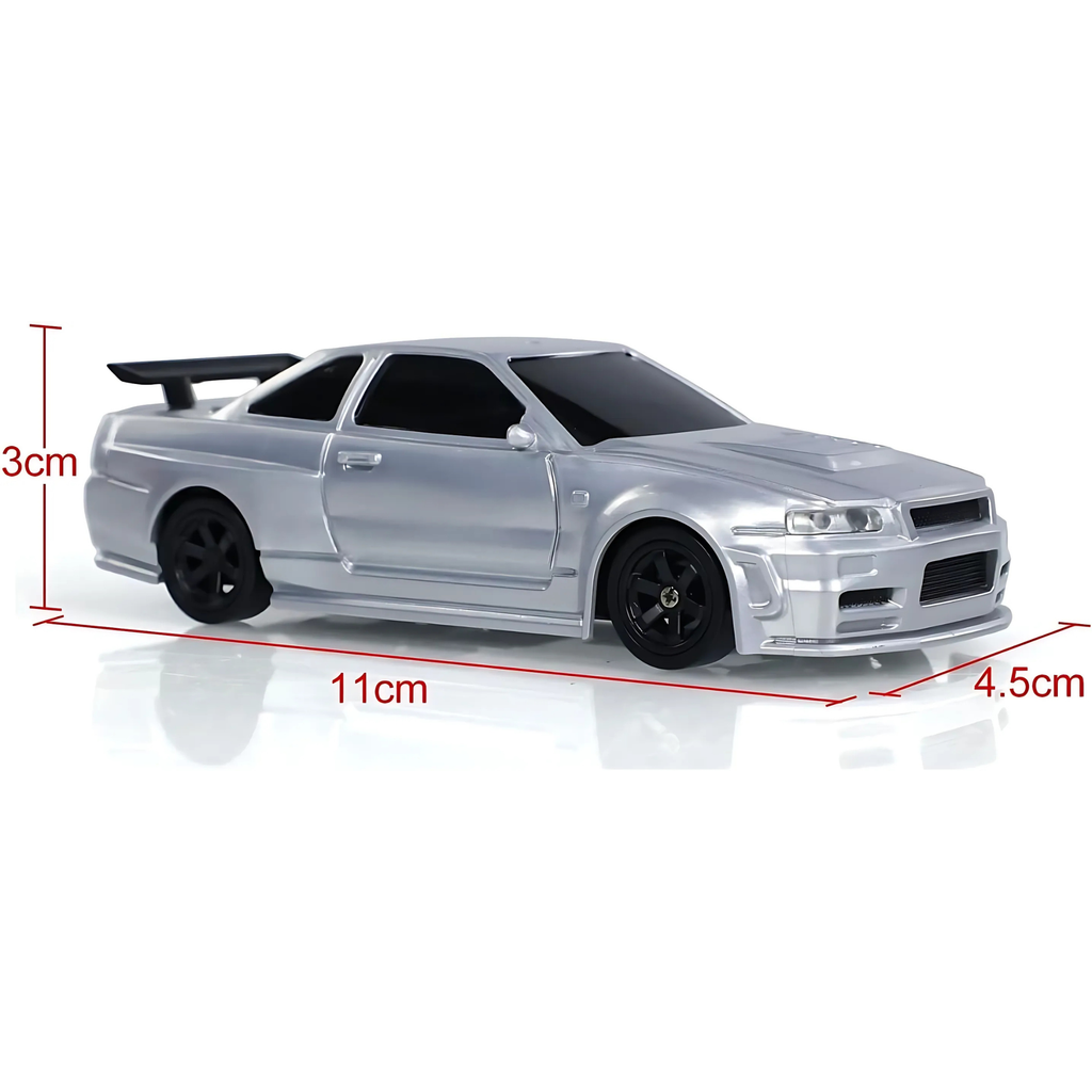 JIABAILE 1/43 Skyline RC Micro Drift Car with Gyro Stabilisation System - RTR