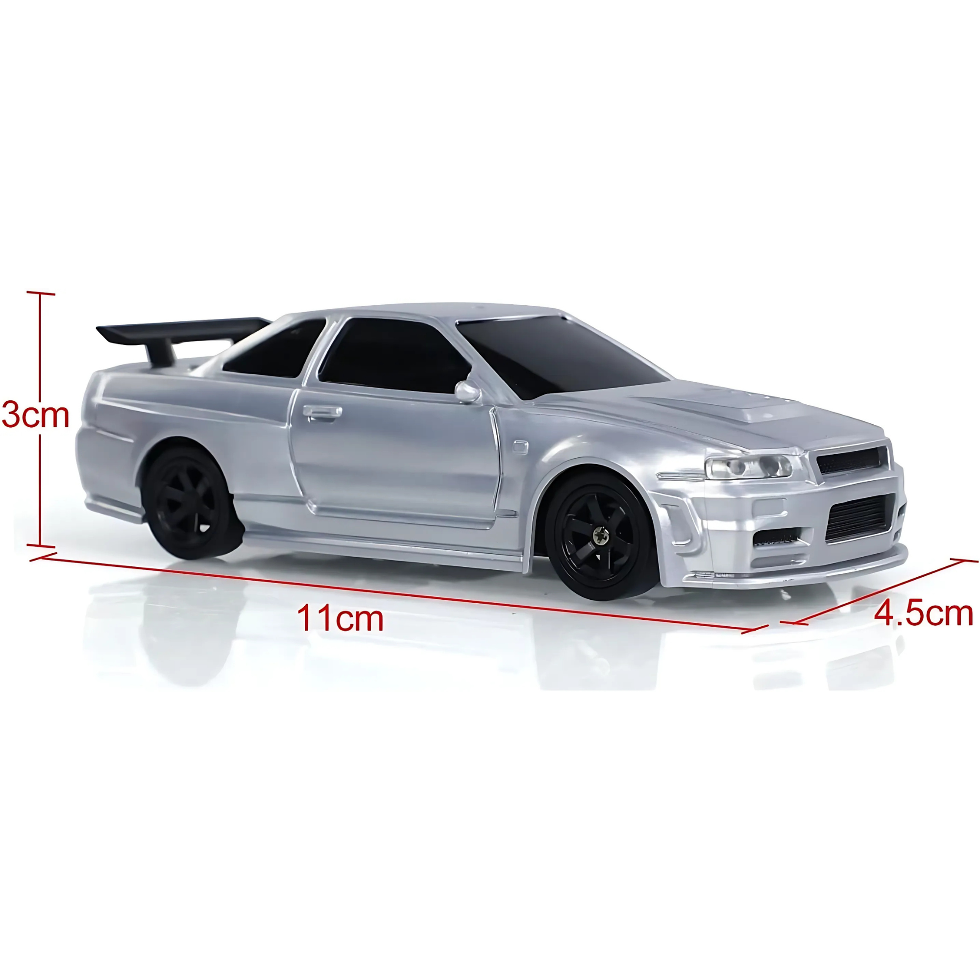 JIABAILE 1/43 Skyline RC Micro Drift Car with Gyro Stabilisation System - RTR