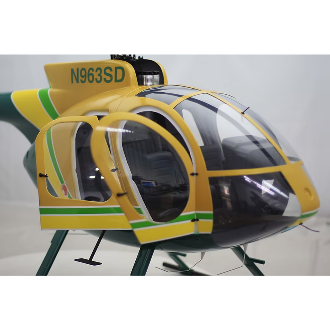ROBAN 800 MD-500E LA Sheriff SuperScale Helicopter W/Mechanics - ARF