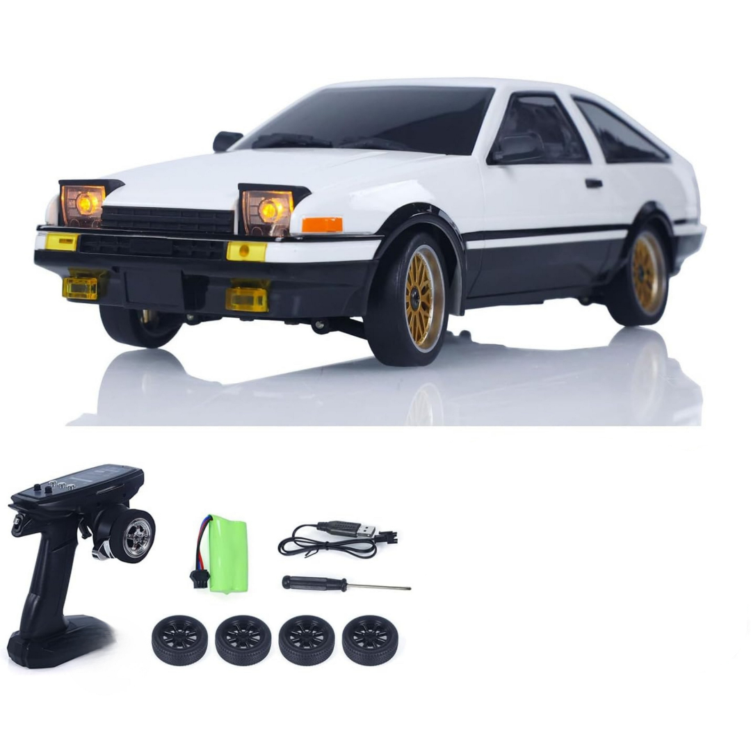 LDRC 1/18 Scale AE86 LD1801 RC Drift Car w/ Gyro System - RTR