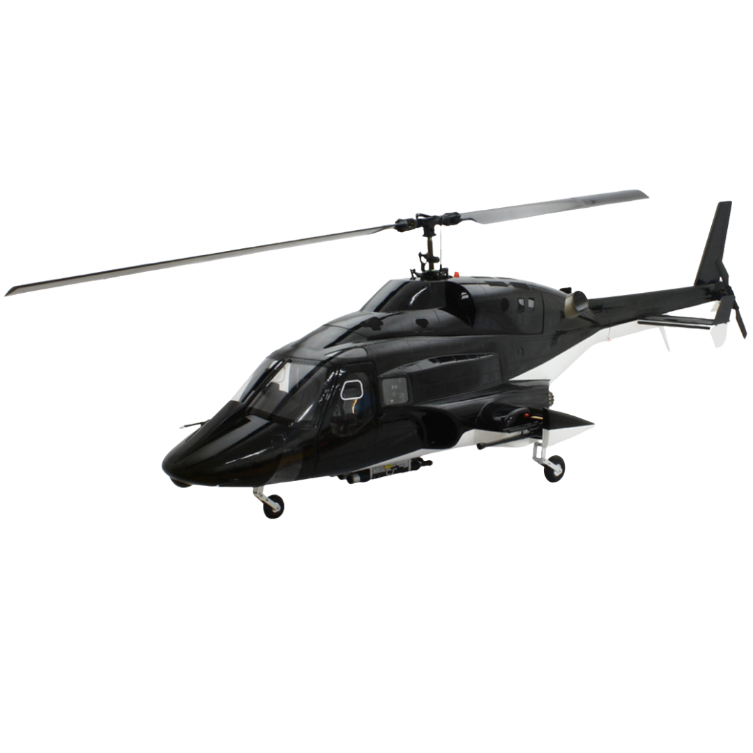 ROBAN 800 B222 Airwolf SuperScale Helicopter W/Mechanics - ARF