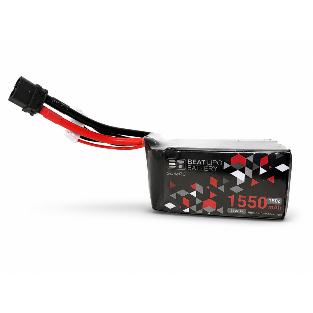 BEAT LIPO 1550mah 22.2v 6s 150c LIPO Battery (XT60 Connector)