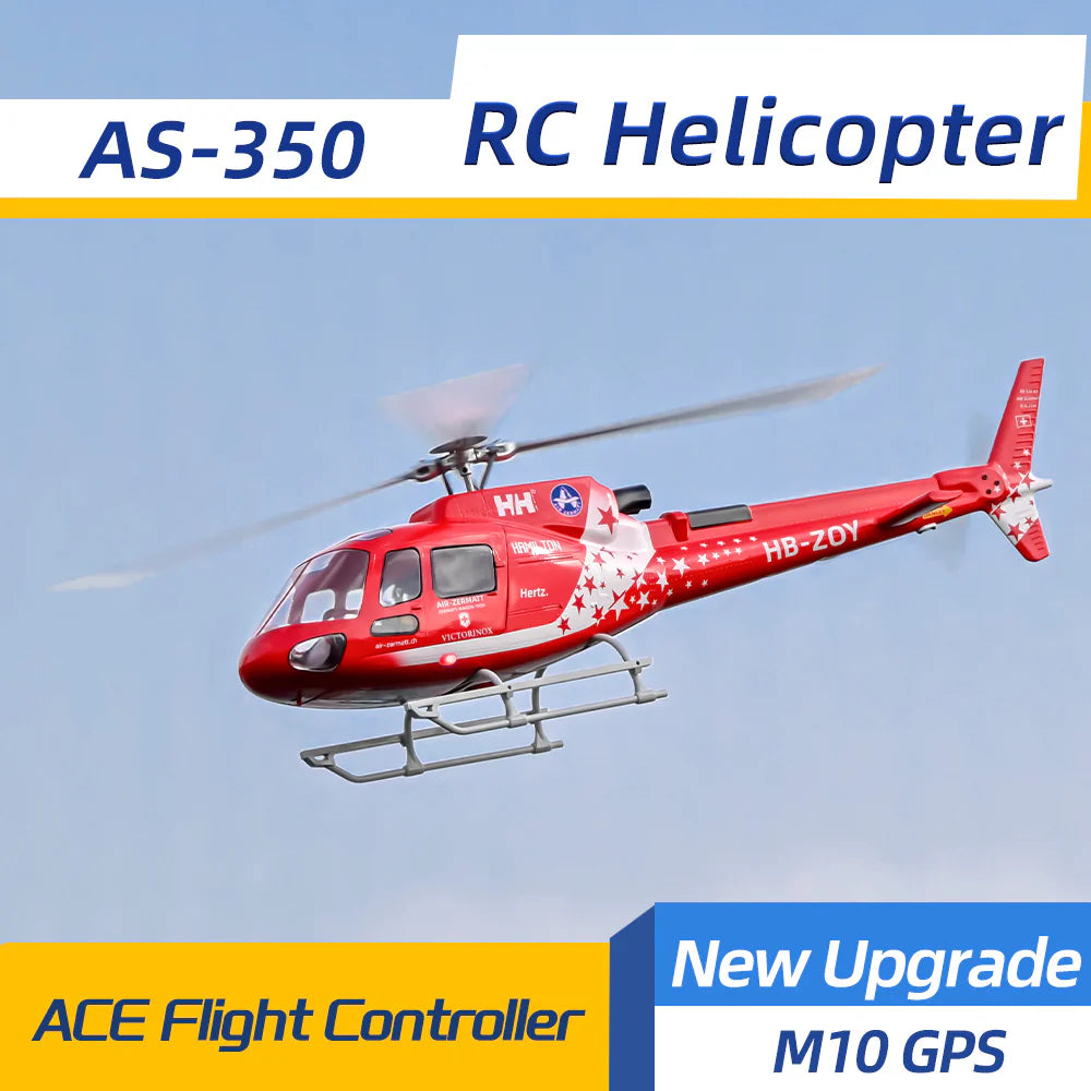 FlywingAS350 470L 4-Blade ACE GPS/ATT RC Scale Helicopter - RTF