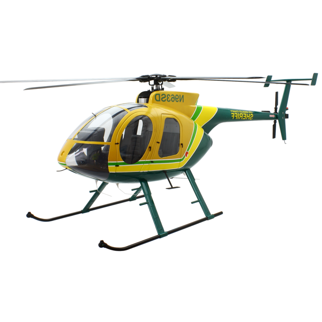 ROBAN 800 MD-500E LA Sheriff SuperScale Helicopter W/Mechanics - ARF