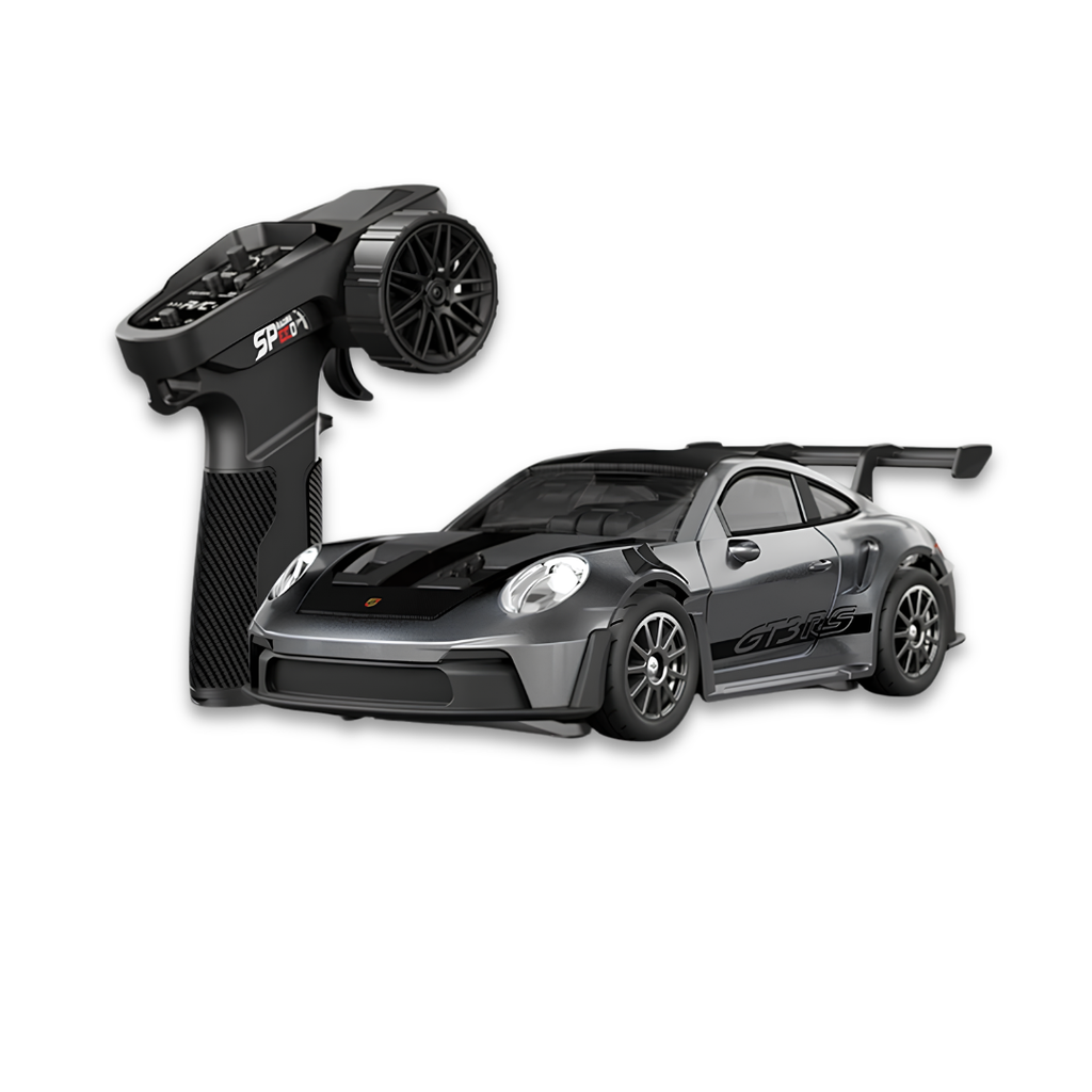 HSTAR 1/43 Scale 911 Porsche 4WD Alloy Drift RC Car - RTR with Gyro LED Lights