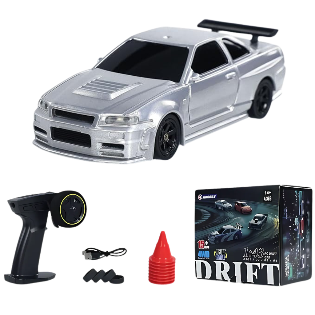 JIABAILE 1/43 Skyline RC Micro Drift Car with Gyro Stabilisation System - RTR