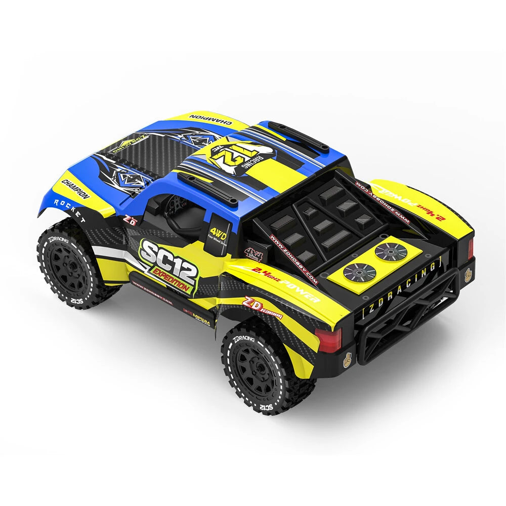 ZD Racing 1/12 Scale 4WD SC12 Brushless Off-Road RC Short Course Truck - RTR