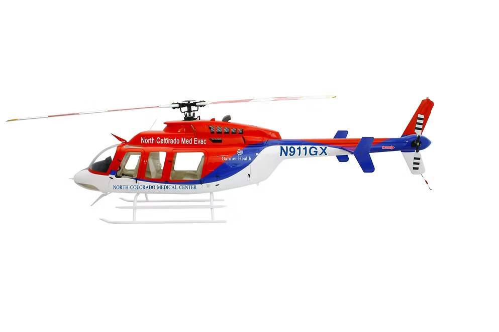 ROBAN  B407 700 Size Scale Helicopter With Mechanics - ARF