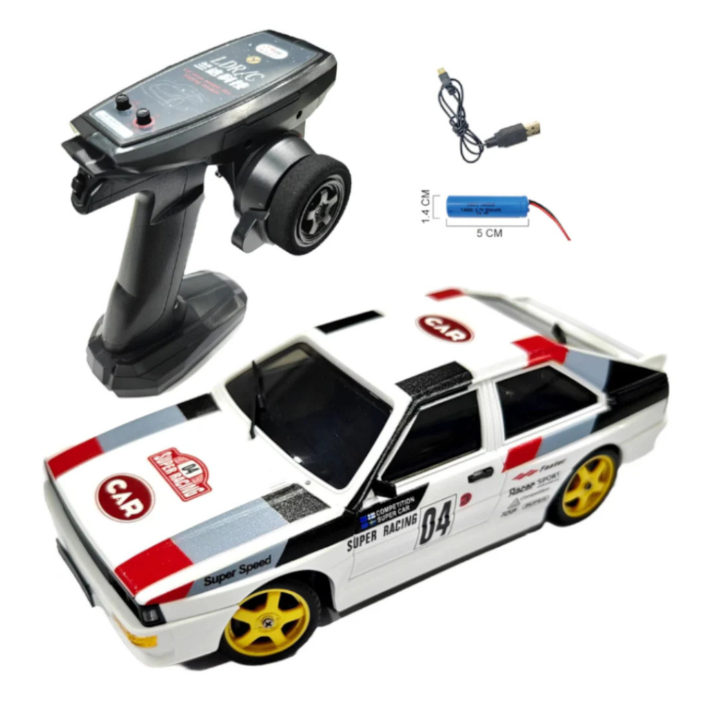LDRC 2804 Pro 1/28 RWD Drift RC Car w/ Gyro System RTR