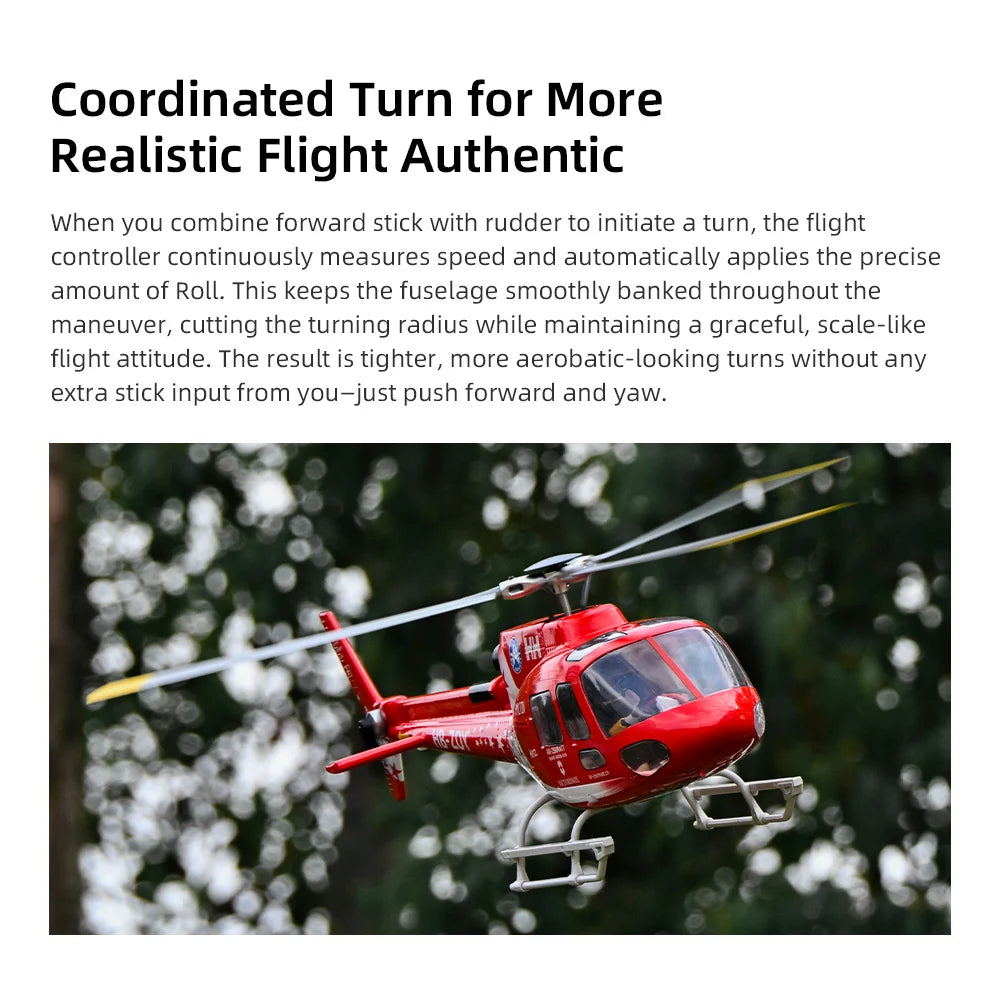 FlywingAS350 470L 4-Blade ACE GPS/ATT RC Scale Helicopter - RTF