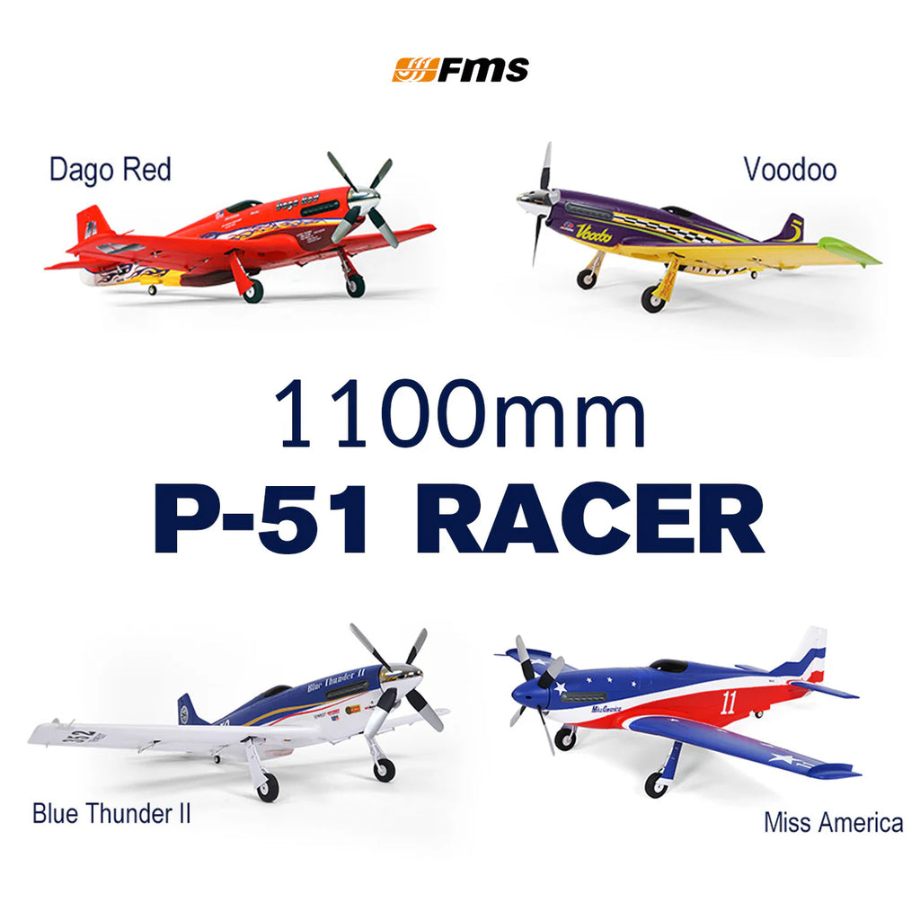 FMS 1100mm P-51 Mustang V2 - PNP