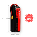 BEAT LIPO 3200mah 22.2v 6s 100c LIPO Battery (XT60 Connector)