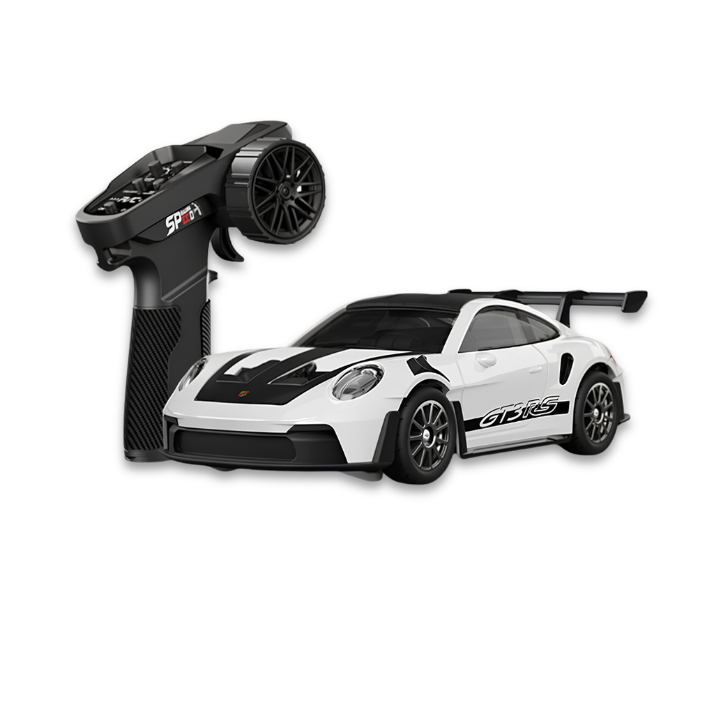 HSTAR 1/43 Scale 911 Porsche 4WD Alloy Drift RC Car - RTR with Gyro LED Lights