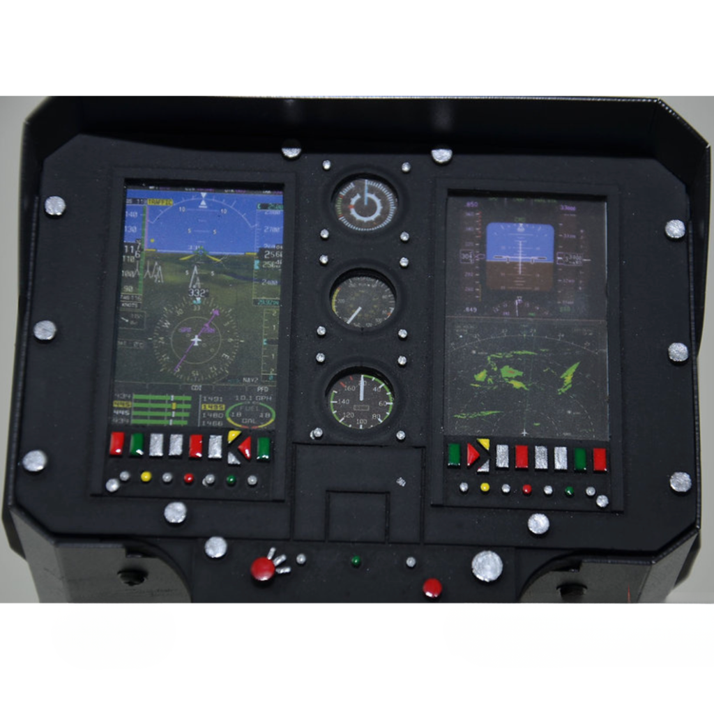 ROBAN 800 MD-500E Y/B/R SuperScale Helicopter W/Mechanics - ARF