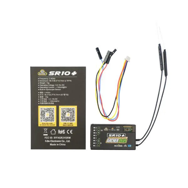 FrSky Archer Plus SR10+ W / Gyro Stabilisation - Receiver