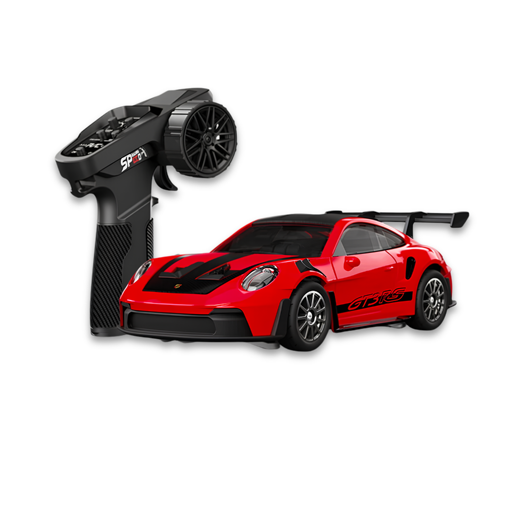 HSTAR 1/43 Scale 911 Porsche 4WD Alloy Drift RC Car - RTR with Gyro LED Lights