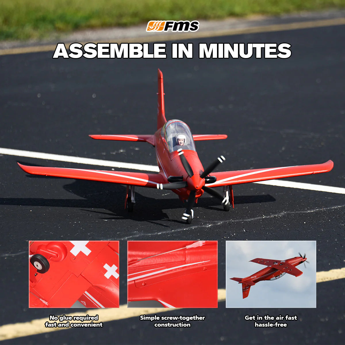 FMS 1100mm PC-21 Pilatus V2 PNP