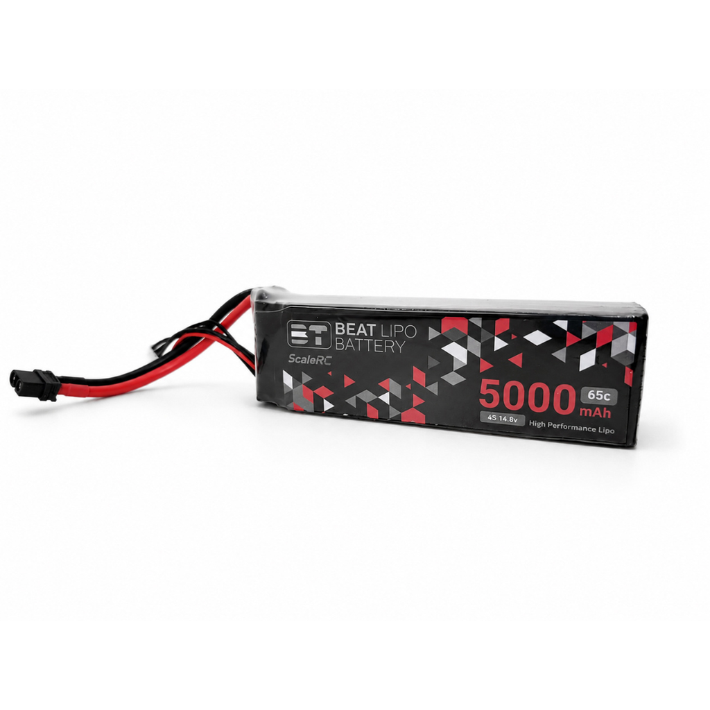 BEAT LIPO 5000mah 14.8v 4s 65c LIPO Battery (XT60 Connector)