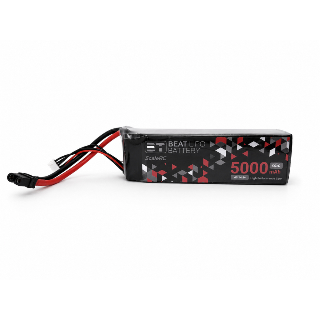 BEAT LIPO 5000mah 14.8v 4s 65c LIPO Battery (XT60 Connector)