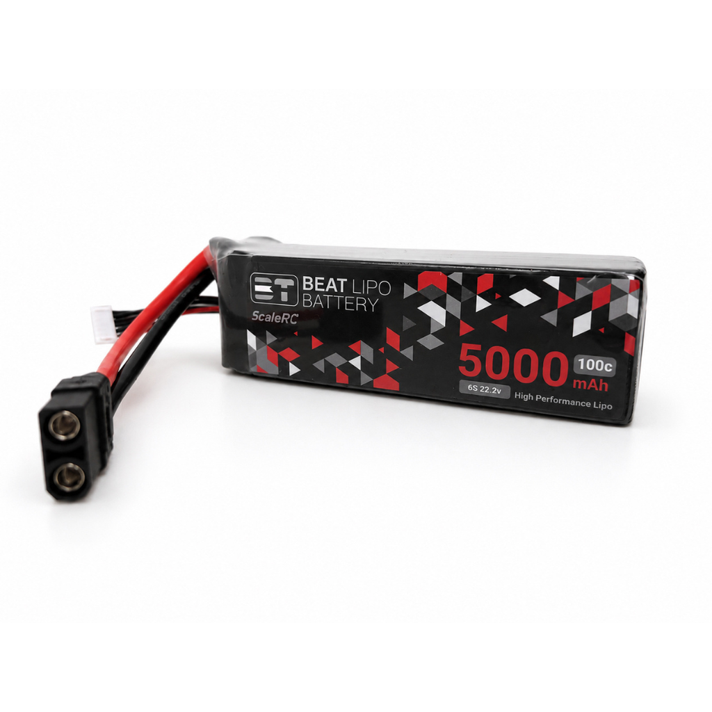 BEAT LIPO 5000mah 22.2v 6s 100c LIPO Battery (XT90 Connector)