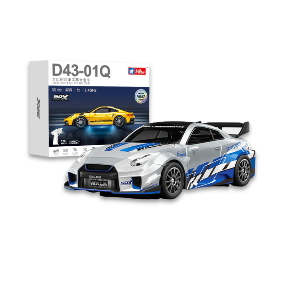 HSTAR 1/43 Scale GTR35 4WD High-Speed On-Road Racing RC Drift Car w/Gyro