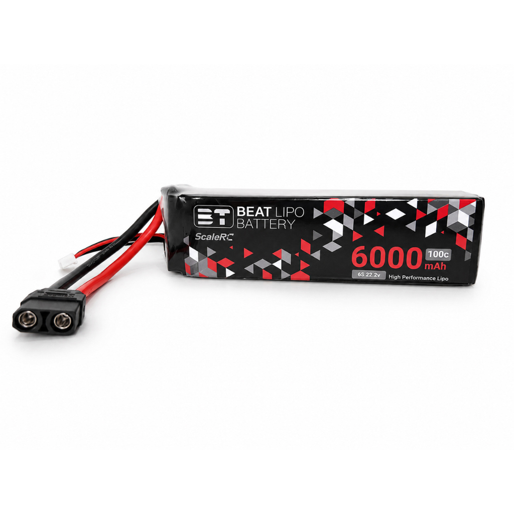 BEAT LIPO 6000mah 22.2v 6s 100c LIPO Battery (XT90 Connector)