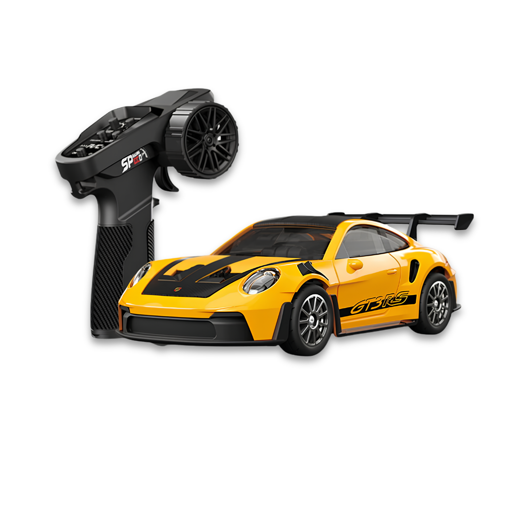 HSTAR 1/43 Scale 911 Porsche 4WD Alloy Drift RC Car - RTR with Gyro LED Lights
