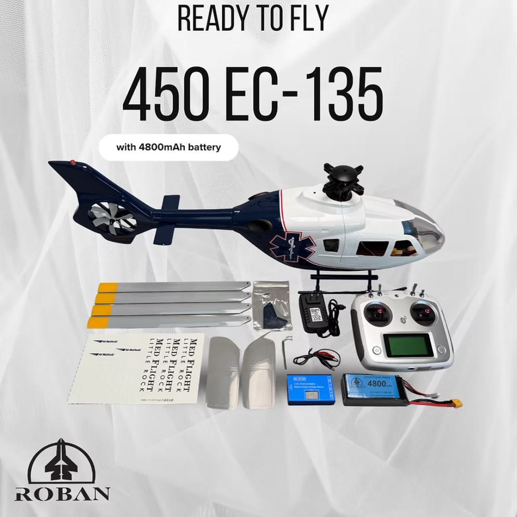 Roban 450 Scale EC135 Helicopter - RTF