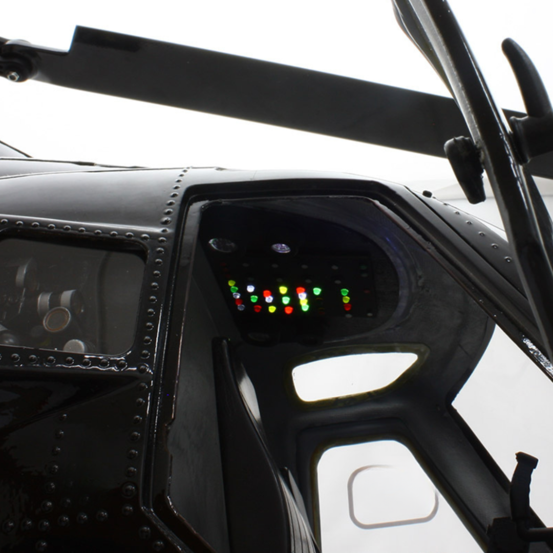 ROBAN 800 B222 Airwolf SuperScale Helicopter W/Mechanics - ARF