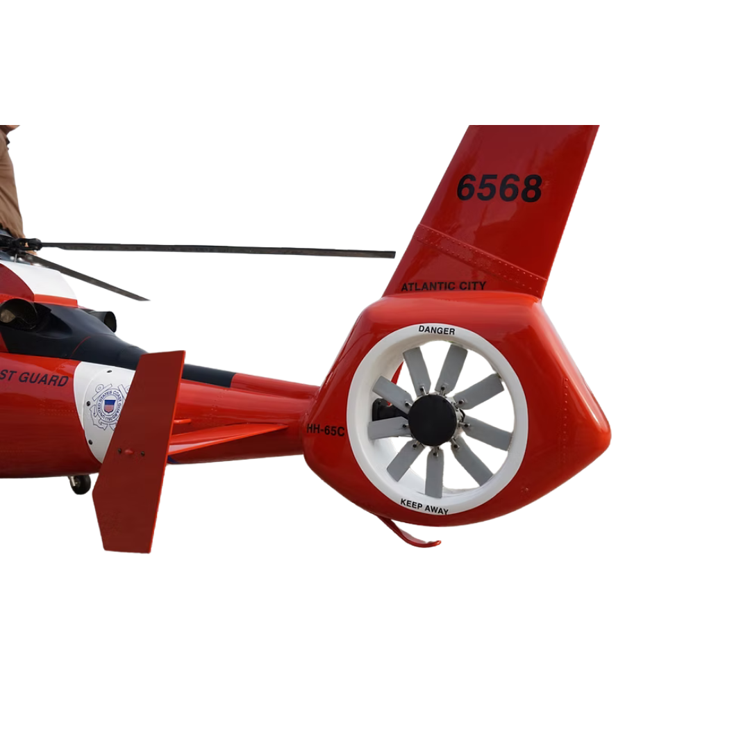 ROBAN 800 AS-365 "Coast Guard" SuperScale Helicopter W/Mechanics - ARF