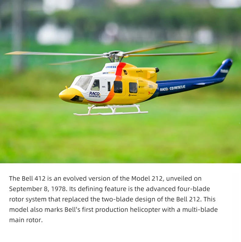 FLYWING Bell 412 V4  GPS Stabilised Helicopter - RTF