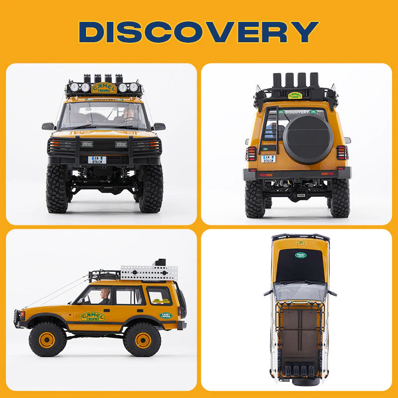 FMS 1/10 Scale FCX10 Land Rover Discovery Camel Trophy Edition - RTR