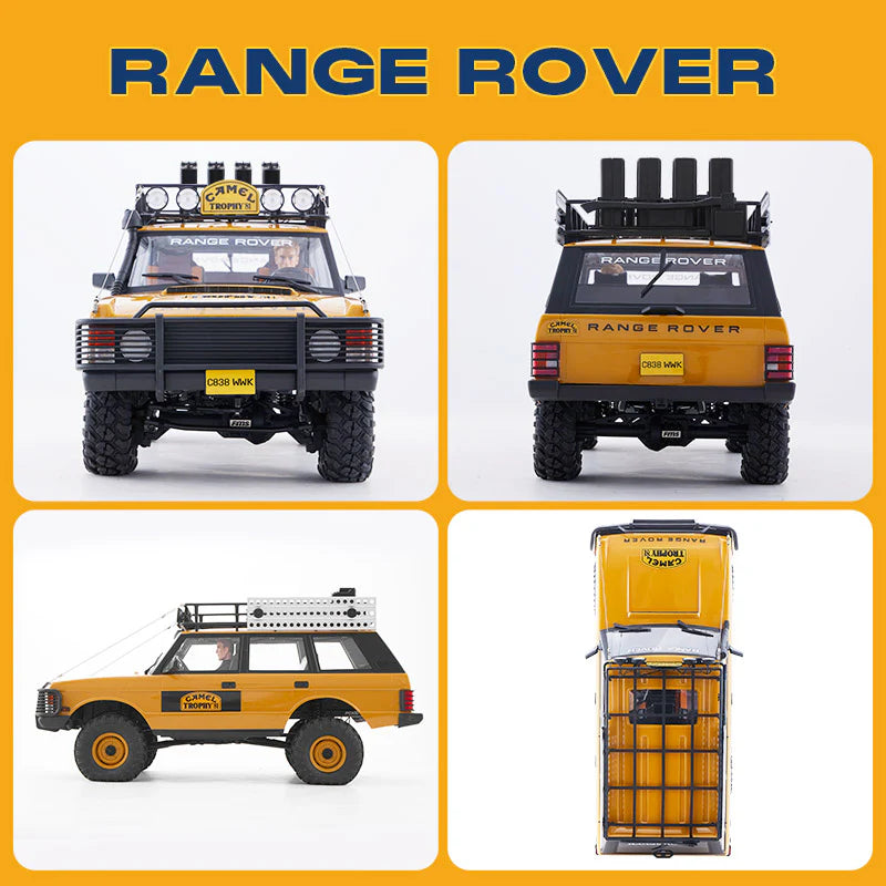 FMS 1/10 Scale FCX10 Range Rover Camel Trophy Edition - RTR