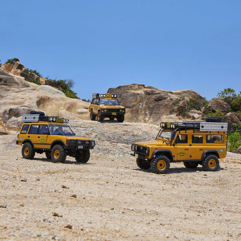 FMS 1/10 Scale FCX10 Land Rover Defender 110 Camel Trophy Edition - RTR