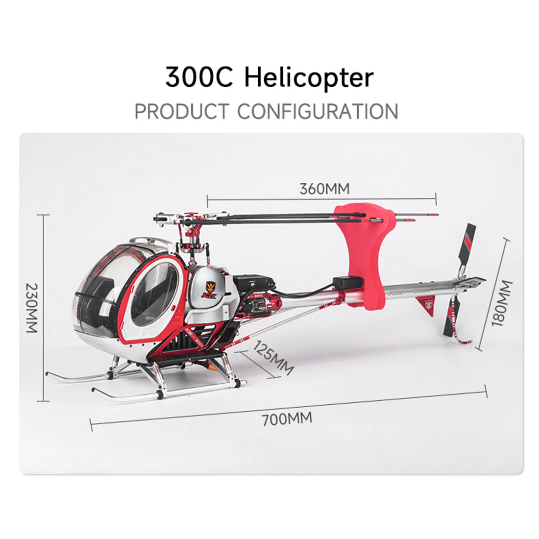 JCZK 300C Pro GPS Stabilised Helicopter - RTF