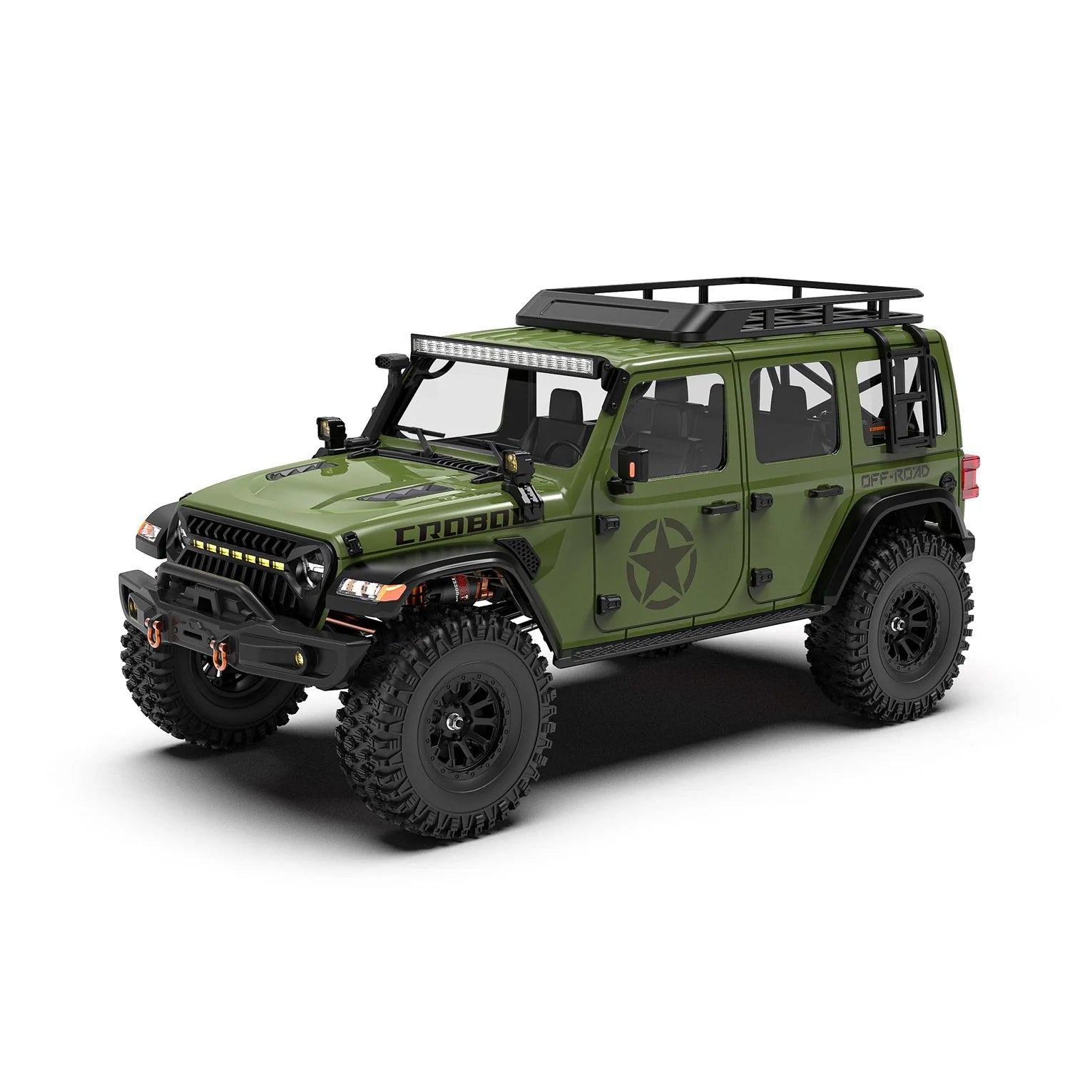 Rlaarlo 1/7 Scale 4WD Brushed MK-07 RC Crawler