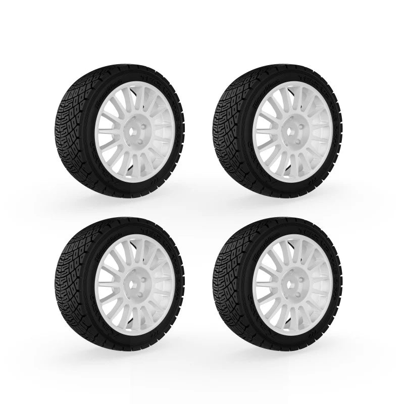 RLAARLO Assembled Wheel Set for XTS-F10 RC Rally Car