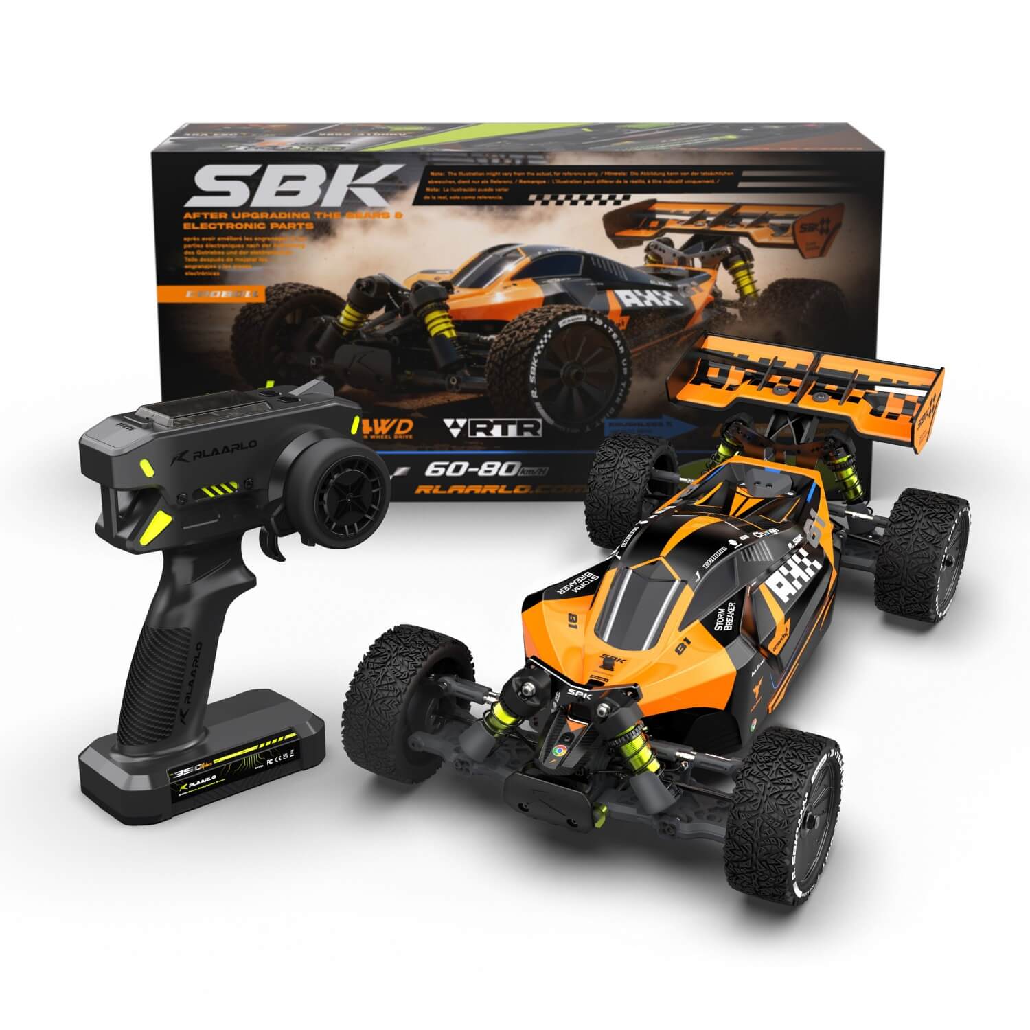 Rlaarlo 1/10 4WD Scale Storm Breaker Metal Brushless 4WD Buggy - RTR