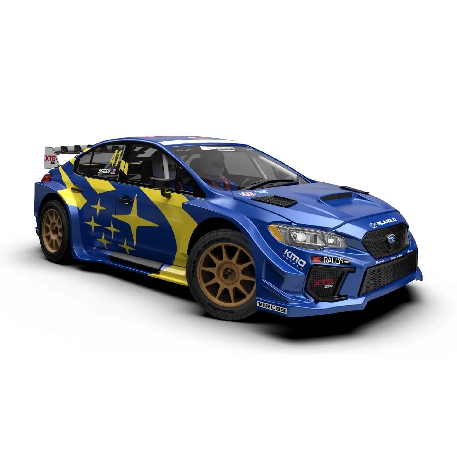 Rlaarlo 1/10 Scale 4WD Carbon Fiber Brushless XTS-S10 RC Rally Car - RTR