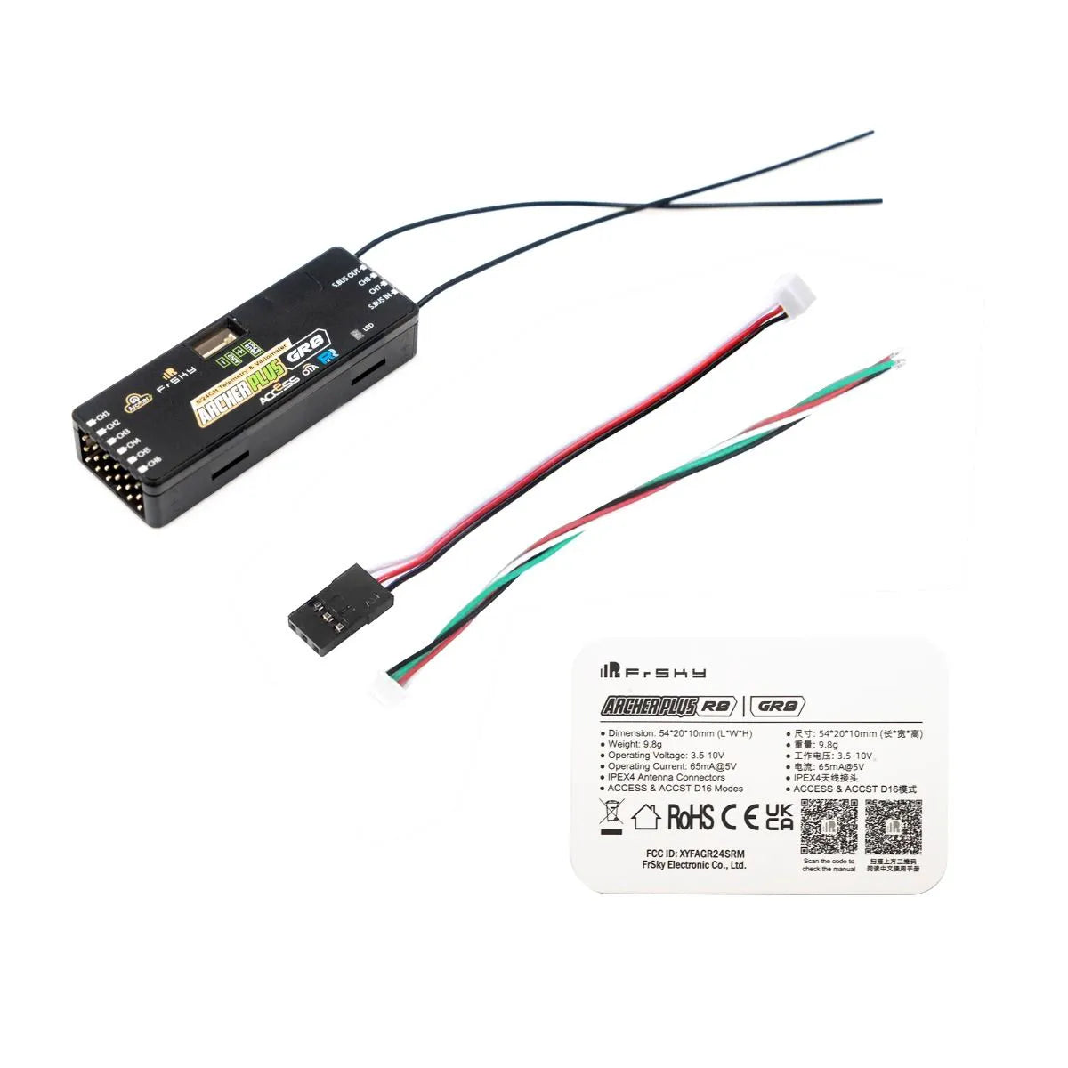 FrSky Archer Plus GR8 W / Precision Veriometer - Receiver