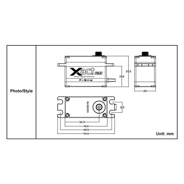 FrSky Xact BLS6505H Standard Size Brushless High Voltage - Servo