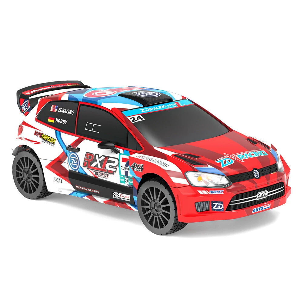 ZD Racing 1/12 Scale 4WD RX12 Brushless Drift Rally RC Car w/Gyro - RTR