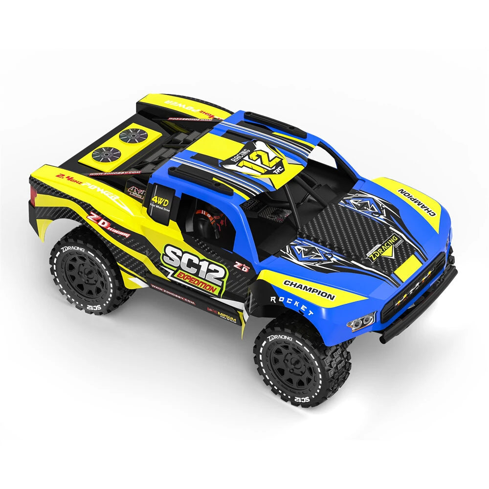 ZD Racing 1/12 Scale 4WD SC12 Brushless Off-Road RC Short Course Truck - RTR