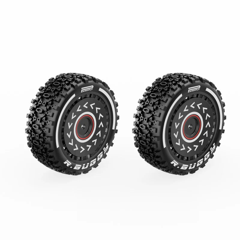 Rlaarlo Front Blue Tire Assembly For X12S Buggy