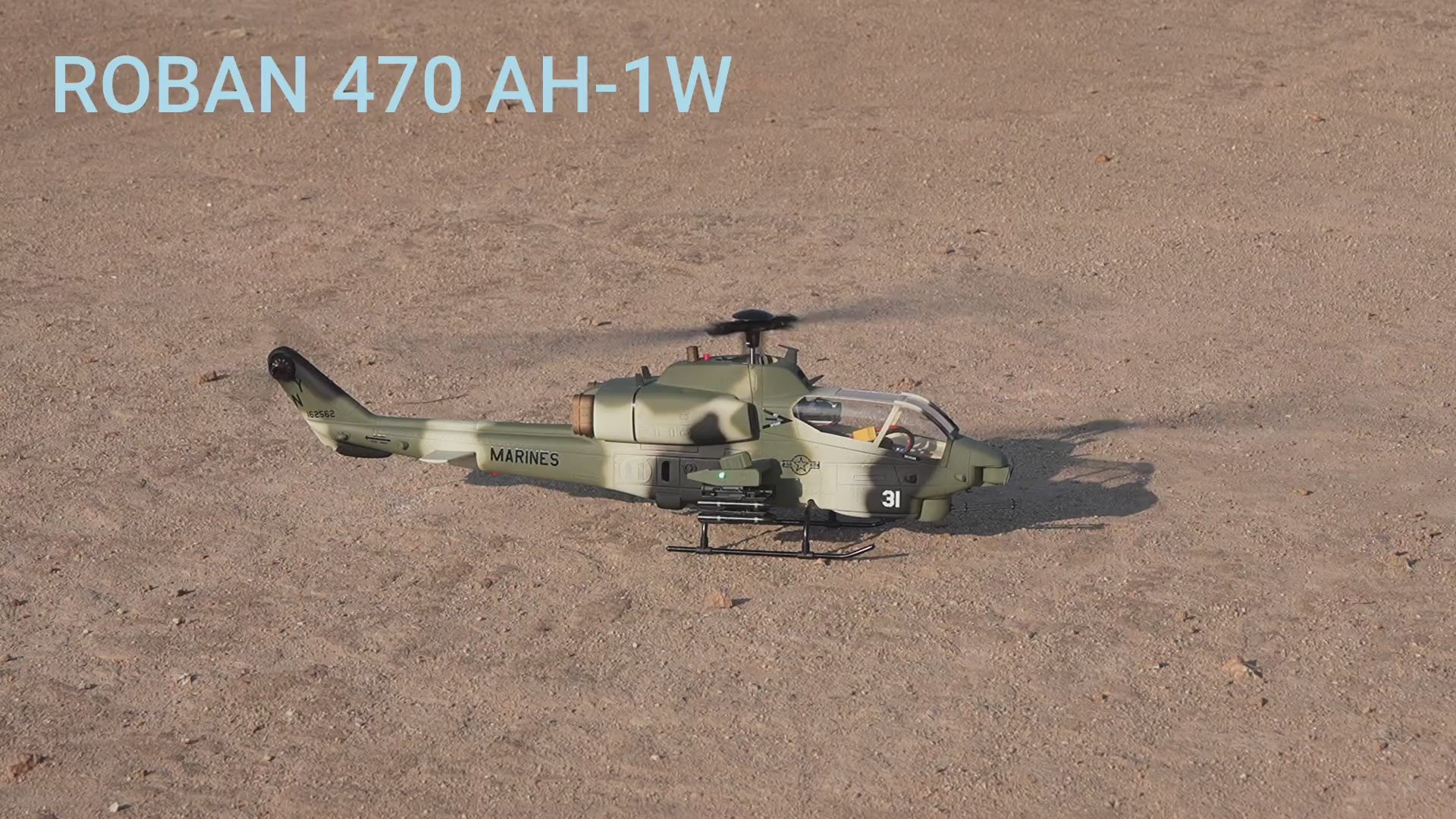Roban AH-1W 470 Scale Helicopter - RTF