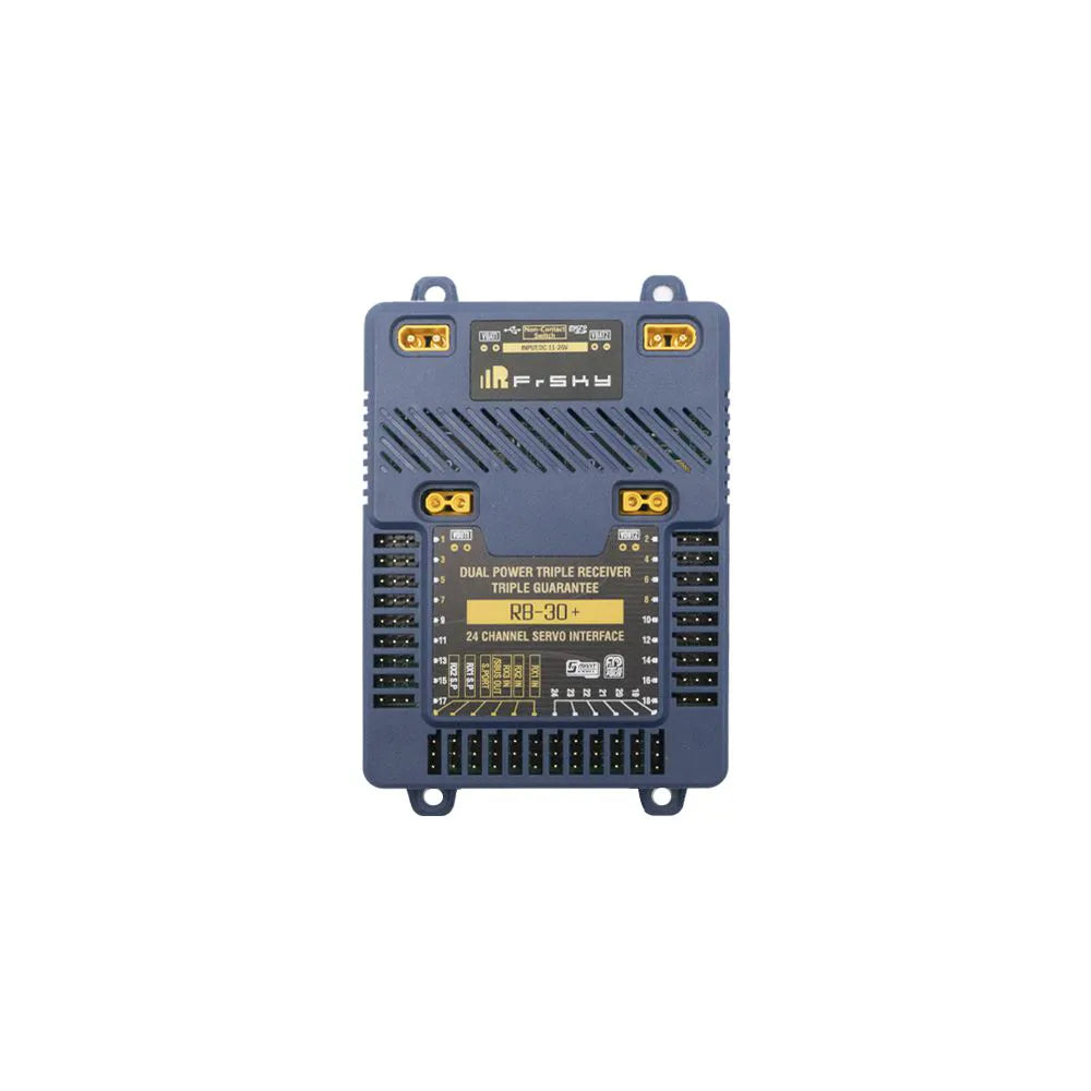 FrSky RB30+  Dual Power Input W/ Triple Receiver Redundancy - Flight Safe System