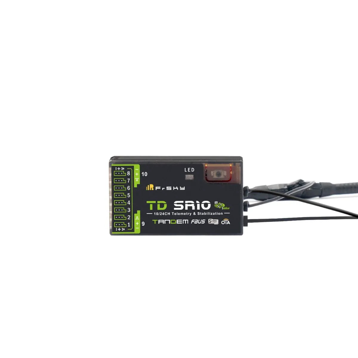 FrSky TD SR10 Dual Band 2.4Ghz | 900Mhz 10 Channel Advanced Stabilised Receiver