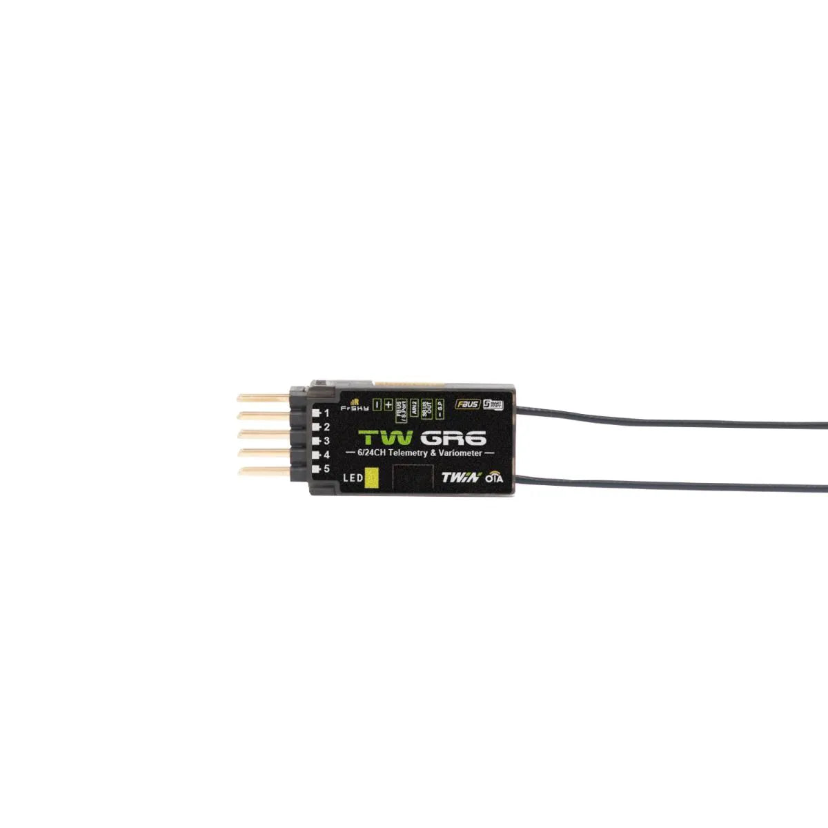 FrSky TW-GR6 / GR6FB Dual 2.4Ghz 6 Channel - Receiver